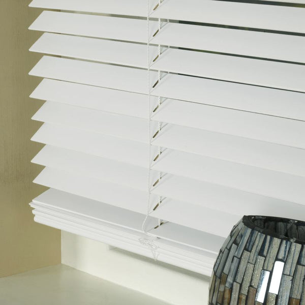 25mm Express Basswood Venetian Blind White