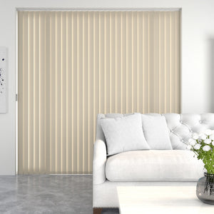 Chelsea Blackout Vertical Blind Biscotti