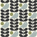 Orla Kiely - Early Bird Roller Blind Granite