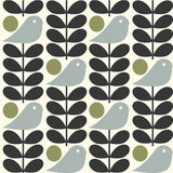 Orla Kiely - Early Bird Blackout Roller Blind Granite