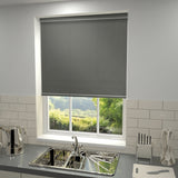 Kensington Plain Roller Blind Rock