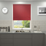 Kensington Plain Roller Blind Scarlett
