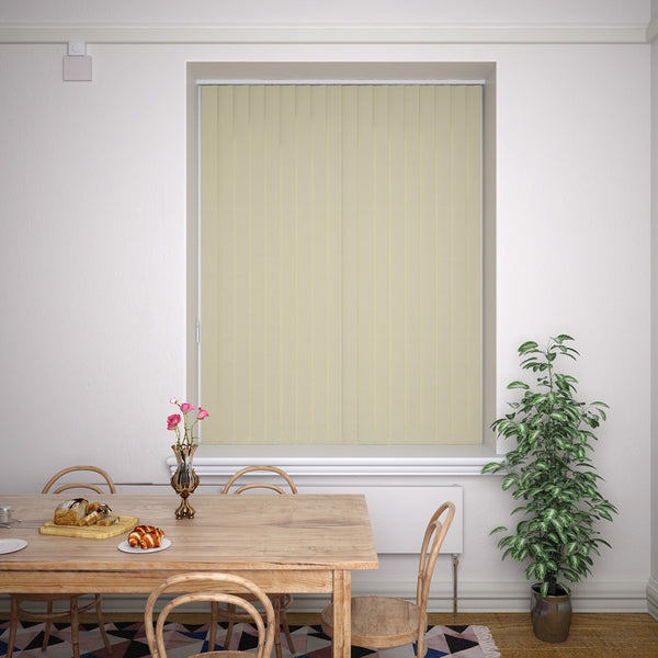 Kensington Plain Vertical Blind Beige
