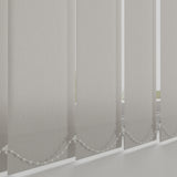 Kensington Plain Vertical Blind Canvas