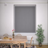 Kensington Plain Vertical Blind Flint