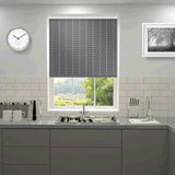 Orla Kiely - Linear Stem Blackout Roller Blind Cool Grey