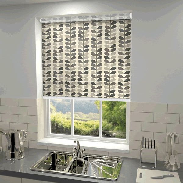 Orla Kiely - Multi Stem Roller Blind Warm Grey