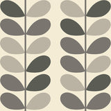 Orla Kiely - Multi Stem Roller Blind Warm Grey