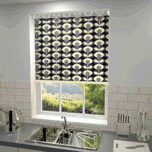 Orla Kiely - Oval Flower Roller Blind Cool Grey