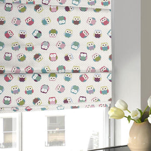 Owls Roman Blind Multi