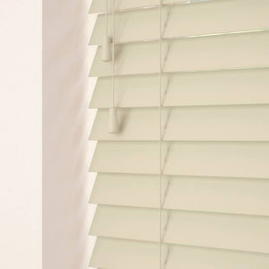 50mm Primary Wood Venetian Blinds Parchment