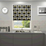 Orla Kiely - Rosebud Blackout Roller Blind Moss