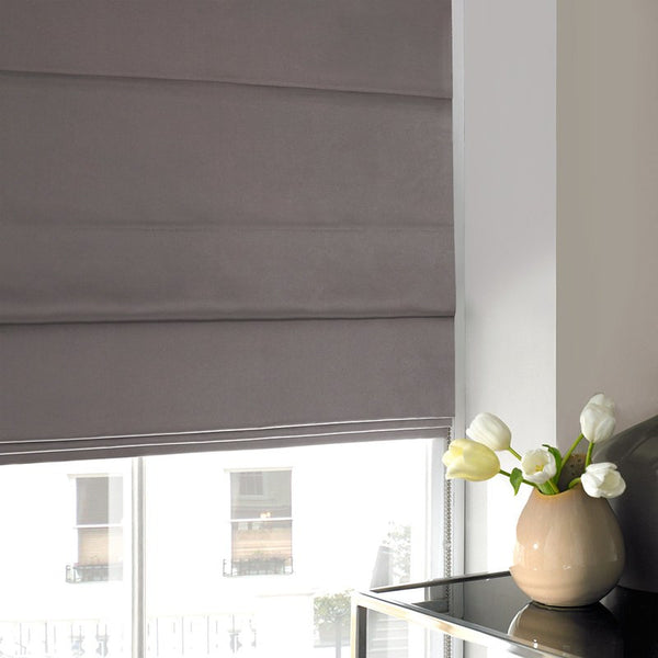 Satin Roman Blind Mercury