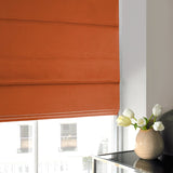Satin Roman Blind Orange