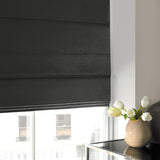 Satin Roman Blind Slate