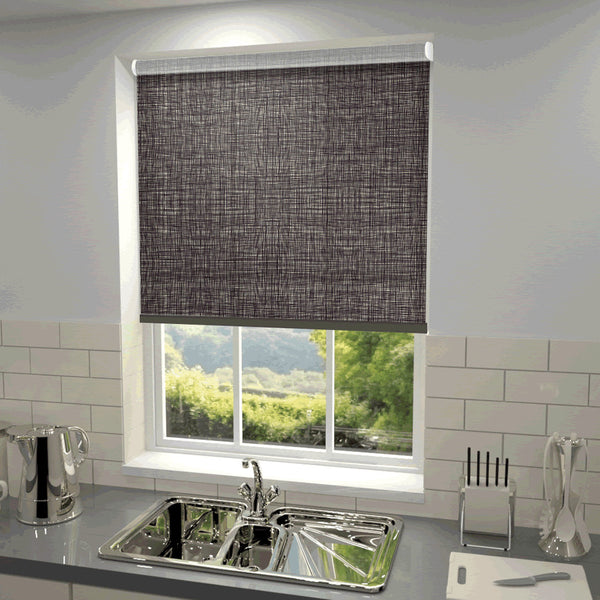 Orla Kiely - Scribble Roller Blind Gunmetal
