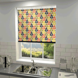 Orla Kiely - Scribble Pear Blackout Roller Blind Multi