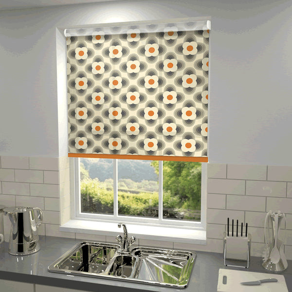 Orla Kiely - Striped Petal Roller Blind Orange