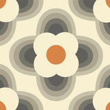 Orla Kiely - Striped Petal Roller Blind Orange