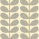Orla Kiely - Two Colour Stem Roller Blind Warm Grey