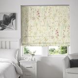 Wild Flower Roman Blind Heather