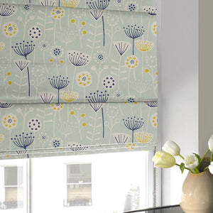 Bergen Roman Blind Seafoam