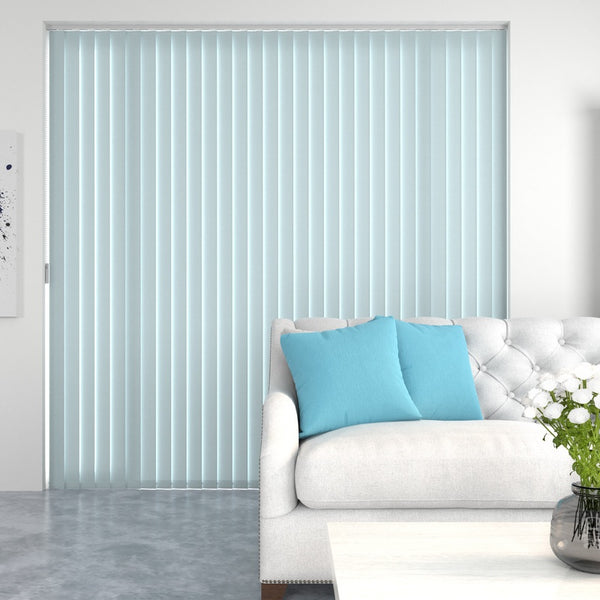 Chelsea Blackout Vertical Blind Aqua