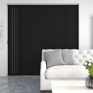 Chelsea Blackout Vertical Blind Licorice Marina