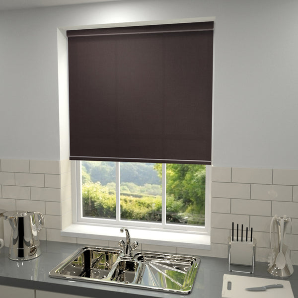 Chelsea Blackout Roller Blind Roast