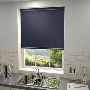 Kensington Plain Roller Blind Indigo
