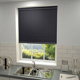 Kensington Plain Roller Blind Noir