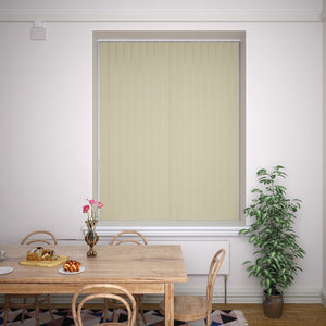 Kensington Plain Vertical Blind Beige