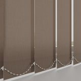 Kensington Plain Vertical Blind Havana