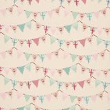 Bunting Roman Blind Pink