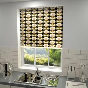 Orla Kiely - Oval Flower Roller Blind Seagrass