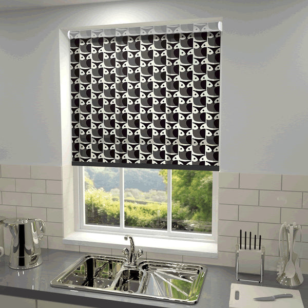 Orla Kiely - Owl Roller Blind Graphite