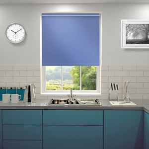 Plain Blackout PVC Roller Blind Surf