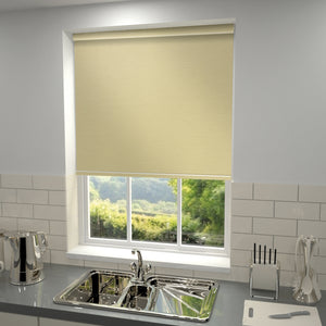 Elements Blackout Roller Blind Antique Cream