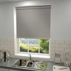 Elements Blackout Roller Blind Steel