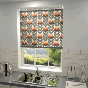 Orla Kiely - Rosebud Roller Blind Orange