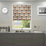 Orla Kiely - Rosebud Blackout Roller Blind Orange