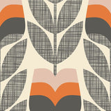 Orla Kiely - Rosebud Blackout Roller Blind Orange