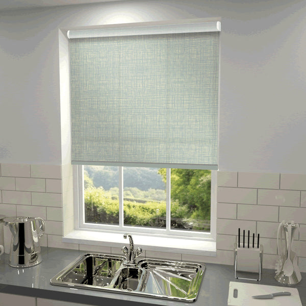 Orla Kiely - Scribble Roller Blind Duckegg