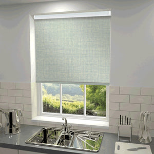 Orla Kiely - Scribble Blackout Roller Blind Duckegg