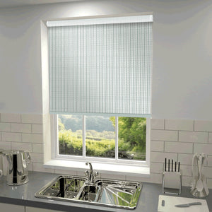 Orla Kiely - Tiny Stem Blackout Roller Blind Duckegg