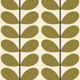 Orla Kiely - Two Colour Stem Blackout Roller Blind Olive