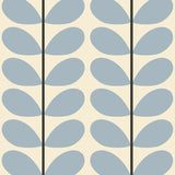 Orla Kiely - Two Colour Stem Blackout Roller Blind Powder Blue