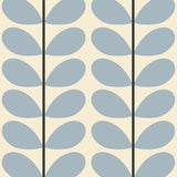 Orla Kiely - Two Colour Stem Blackout Roller Blind Powder Blue