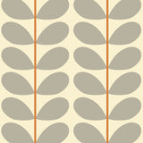 Orla Kiely - Two Colour Stem Roller Blind Warm Grey